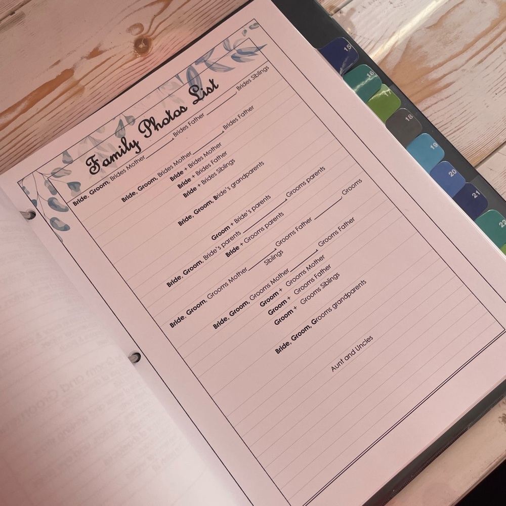 12 Month Wedding Guide - Picture 5 of 7